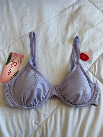 Haut de maillot de bain bikini violet Lila coque armature taille XS/34 Penti neuf