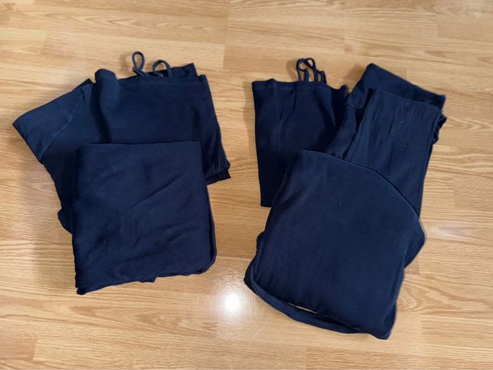 Lot de deux ensemble de pyjama grossesse