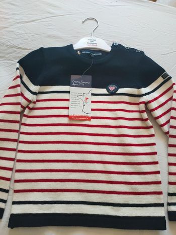 Pull enfant EF en H21 Terres des marins 8 ans