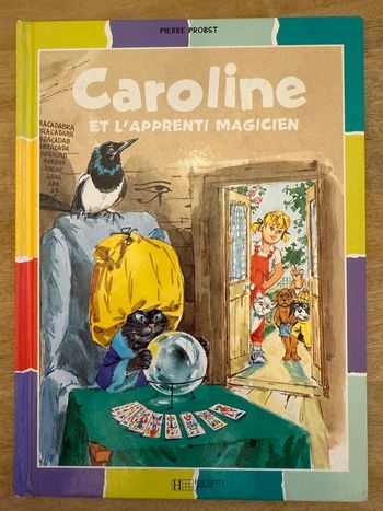 Bords colorés damiers - livre bd album Pierre Probst Caroline et l’apprenti magicien sorcier