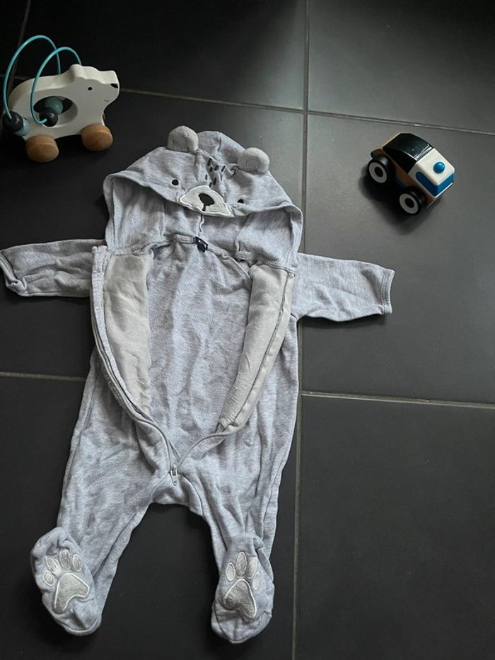 🐨 Combinaison Koala mixte grise 6 mois - photo numéro 4