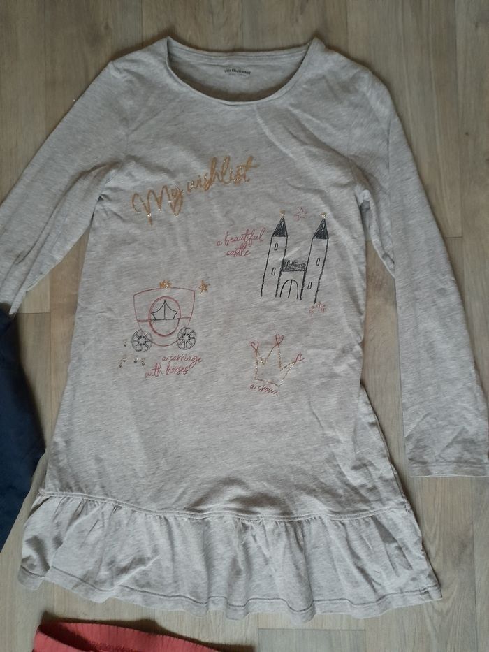 Lot de 2 pyjamas 10 ans Vertbaudet fille neuf legging tunique Neuf, sans étiquette PRINTEMPS - photo numéro 3