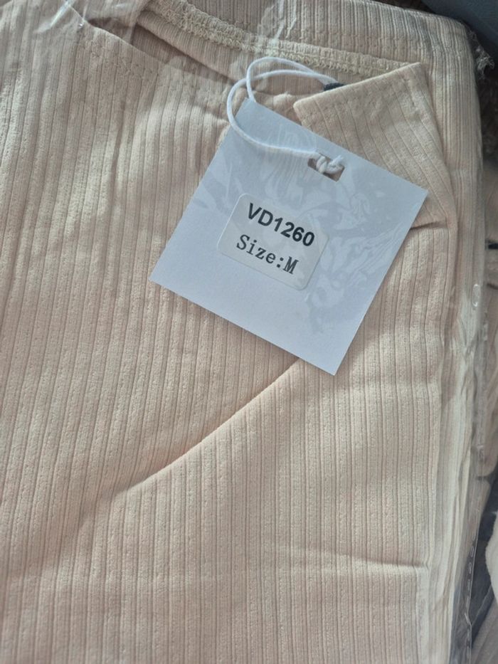 Robe Longue Avec Manches Longues Femme Crème - photo numéro 3
