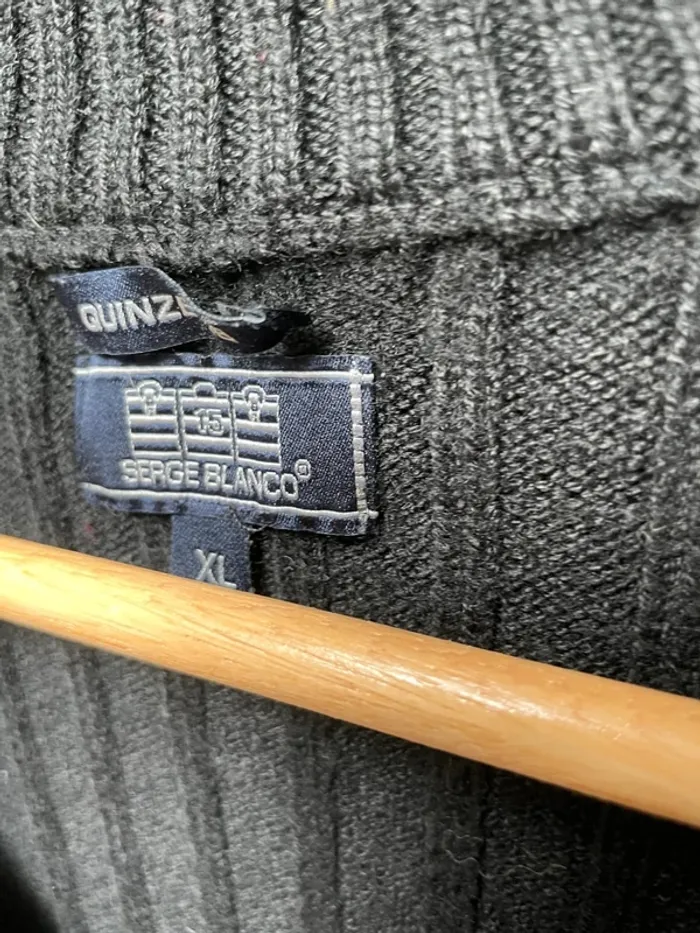 Serge Blanco full zip knitted jacket Womens XL - photo numéro 6