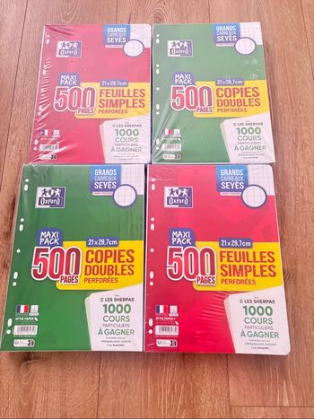 Feuille simple et double