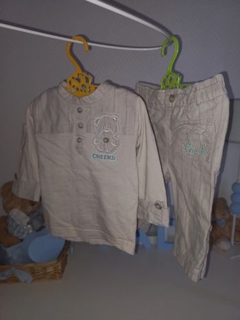 Ensemble Creeks garçon comme neuf Taille 6 mois