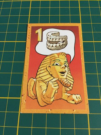 Carte trésor Dentier 1 pièce détachée jeu de société Ramsès II Ravensburger #A65