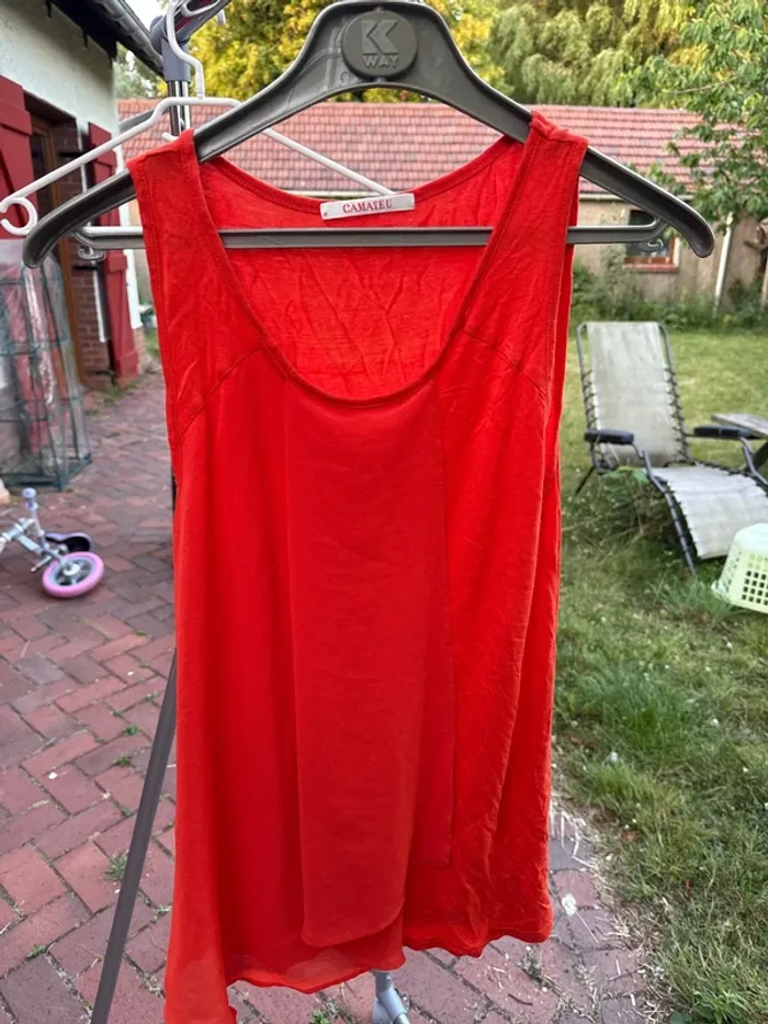 Haut sans manches camaïeu taille S - photo numéro 2