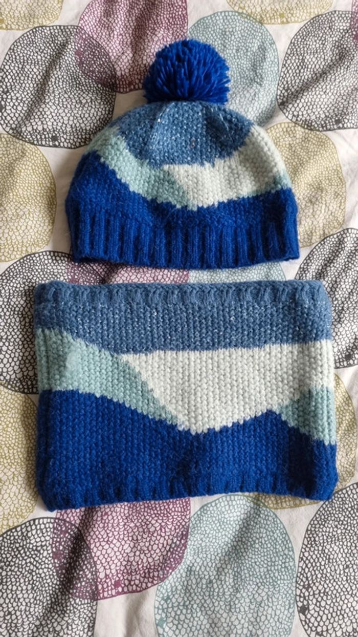 Ensemble bonnet + tour de cou Taille 2 Catimini - photo numéro 3