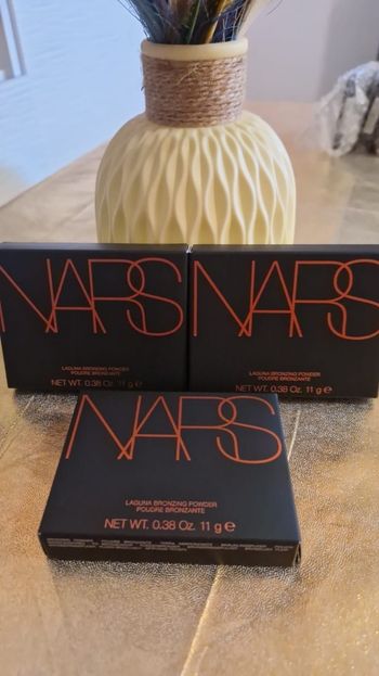 Nars poudre lot de 3 pièces bronzante laguna N°4 + N° 3 + N°6 11g neuf jamais utilisé jamais ouvert