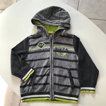 Veste capuche  zippé  Taille 3 ans