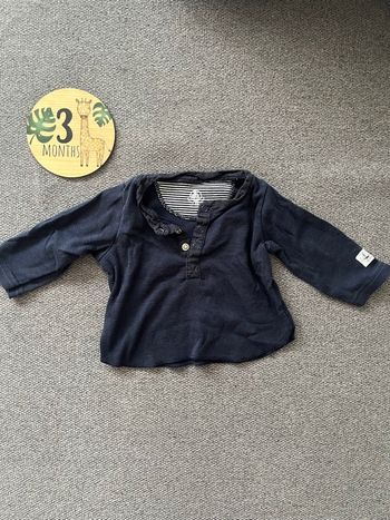 T-shirt manche longue petit bateau