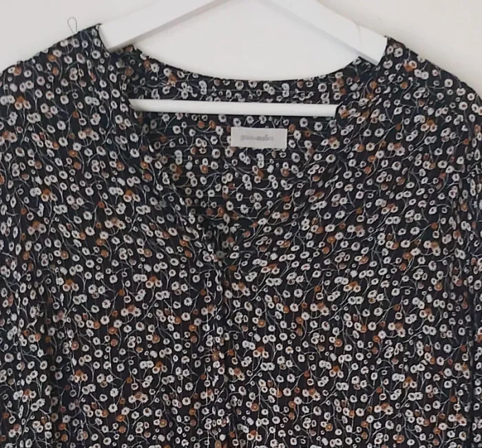 Chemise manches 3/4 bas nouée Grain de Malice XL