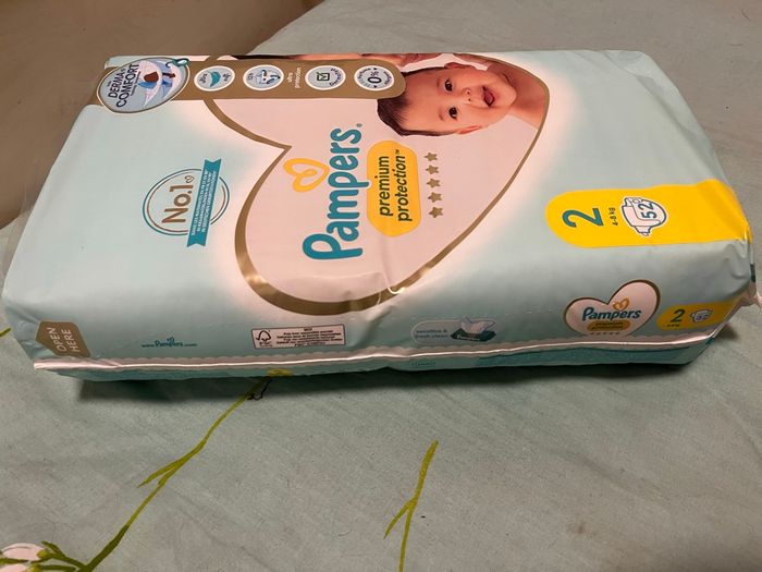 Couches Pampers Premium protection - Taille 2 - photo numéro 2