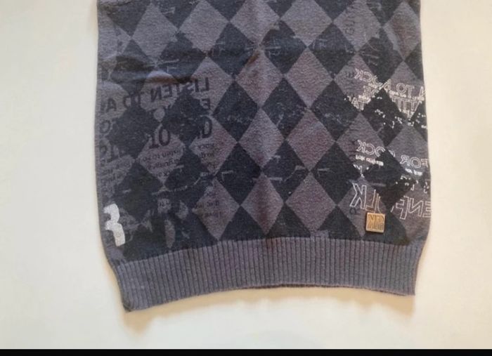 Pull sans manches pour garçon TRÈS BON ÉTAT taille 4 ans couleur gris - photo numéro 6