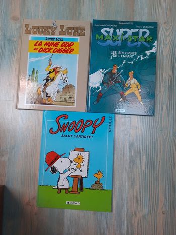 Lot 3 livres BD