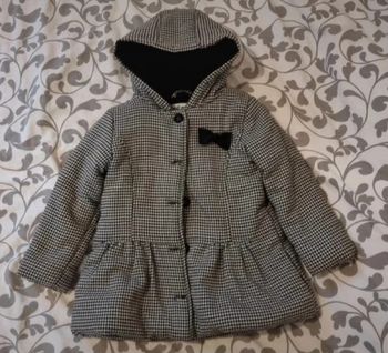 Veste chaude pied de poule