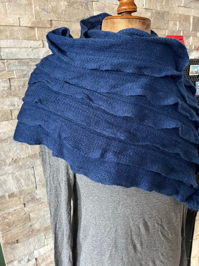 Snood bleu - photo numéro 3