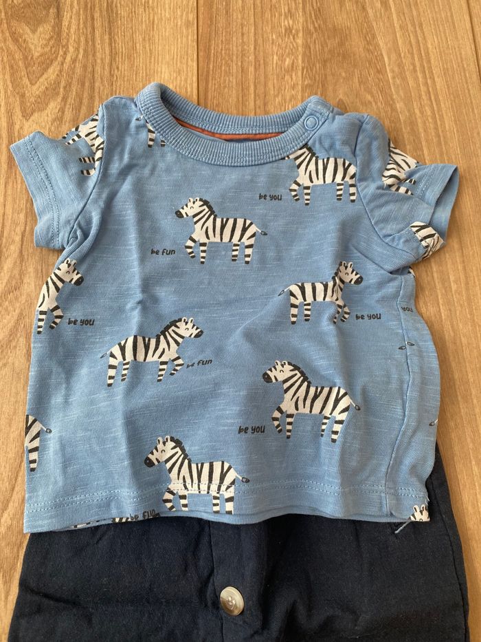 T-shirt zèbre 3 mois