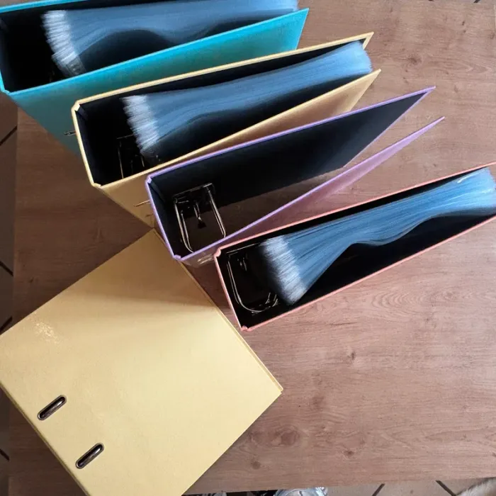 Classeurs à levier Exacompta pastel avec pochettes - photo numéro 5