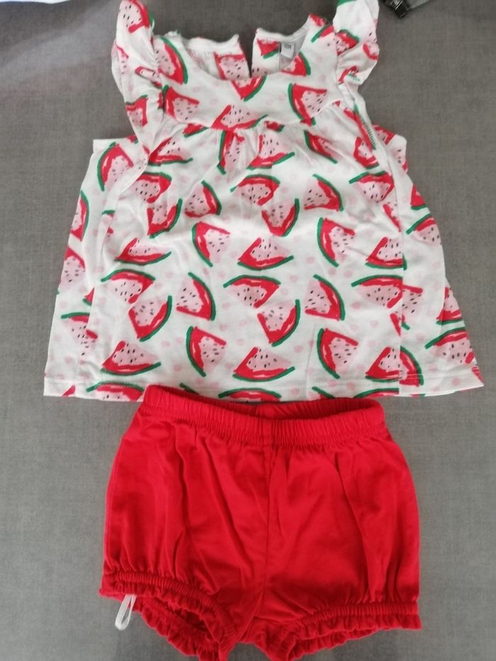 Ensemble été 12 mois pastèque