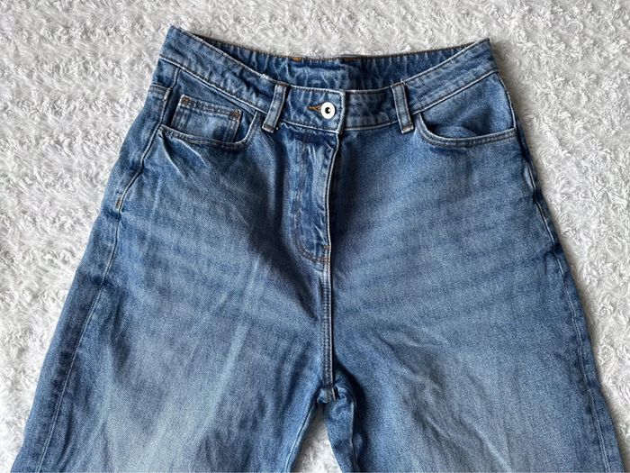 Jean taille haute bleu foncé taille 38 - photo numéro 2