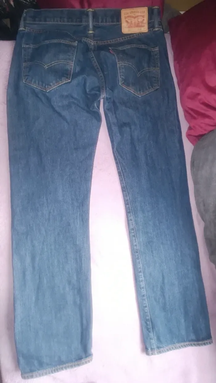 Pantalon jean bleu Levi's - photo numéro 3
