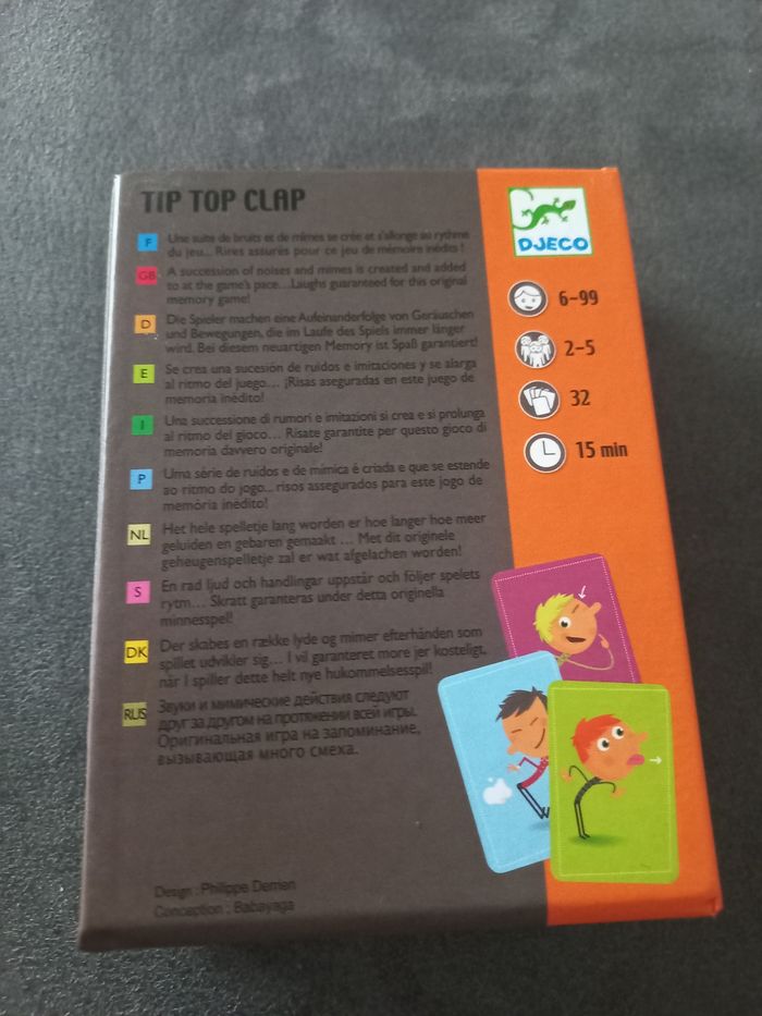 Jeu tip top clap djeco - photo numéro 3