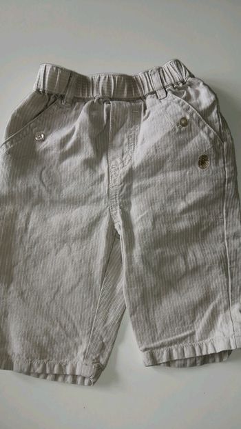 Pantalon fin coton et lin obaibi 3 mois