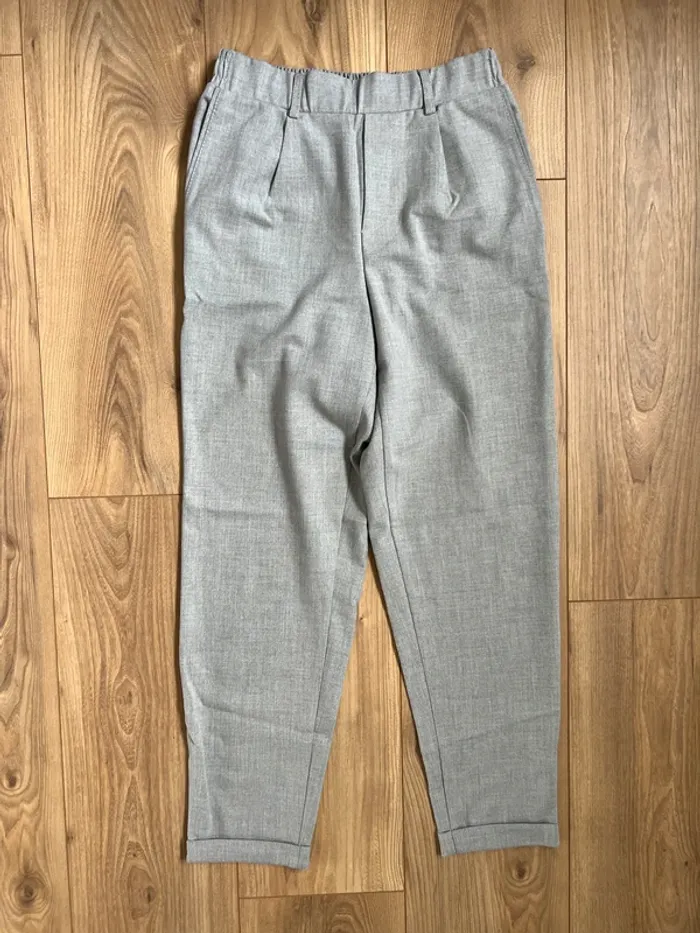 Pantalon droit Bershka femme - photo numéro 2