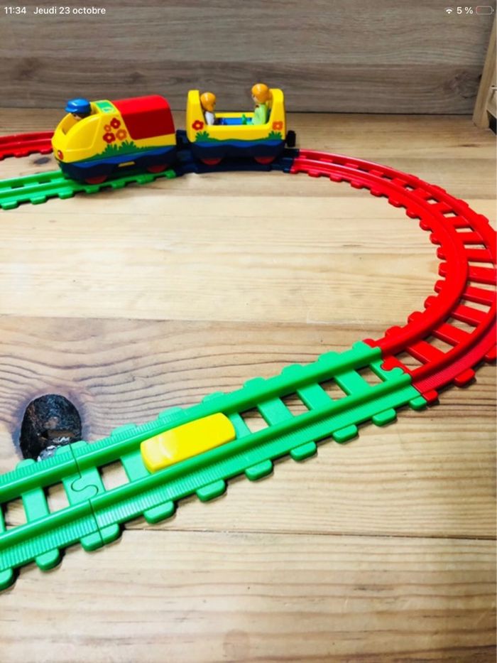 Train  playmobil 123 - photo numéro 7