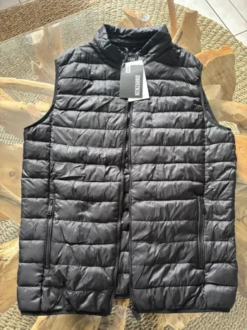 Doudoune veste sans manches légère Kenzarro Paris noir neuf