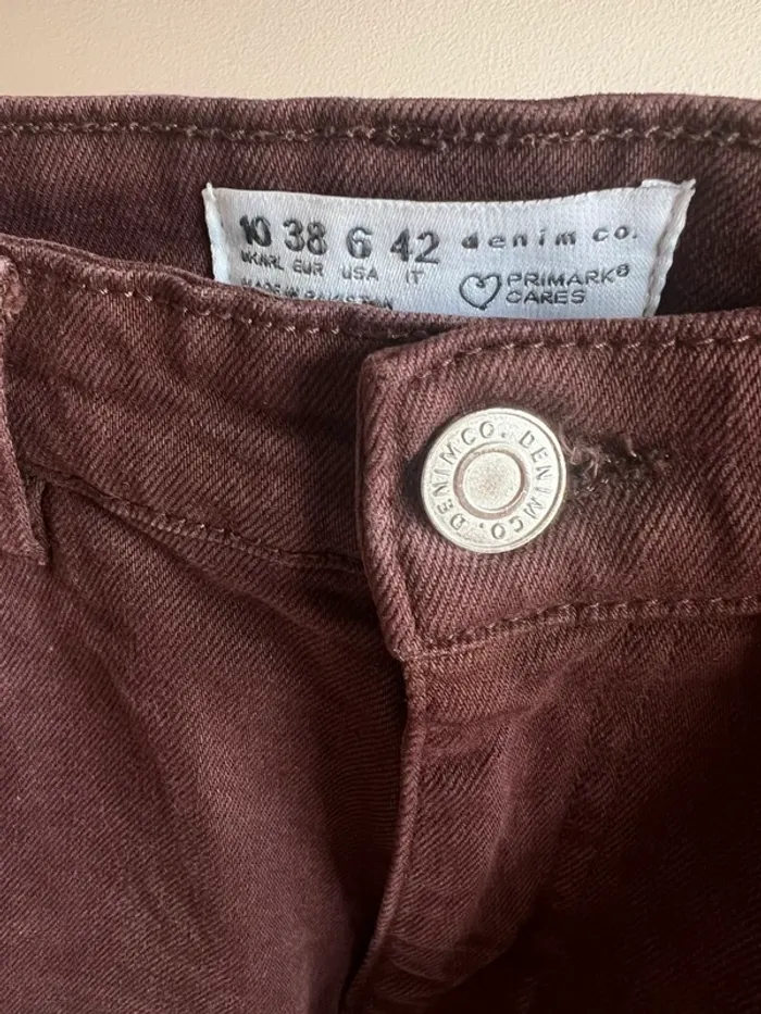 Jeans Wide leg chocolat Primark - photo numéro 2