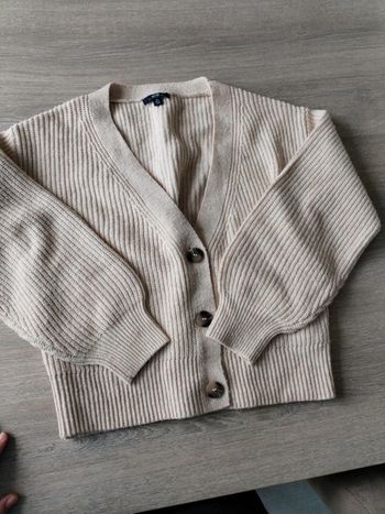 Gilet beige taille xs