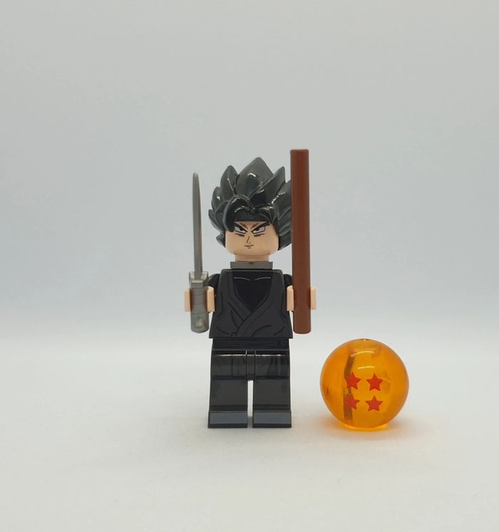 🐉Figurine Dragon Ball Super - Black Goku - (Style Lego)🐉 - photo numéro 9