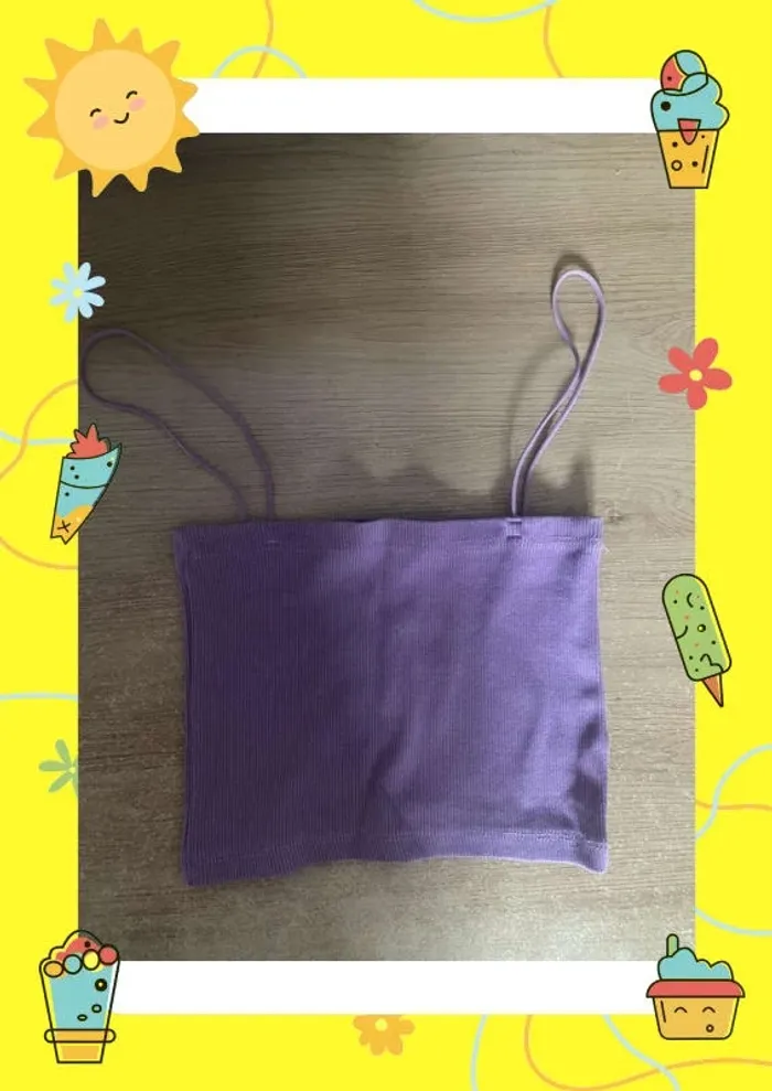 Top court violet zara s 36