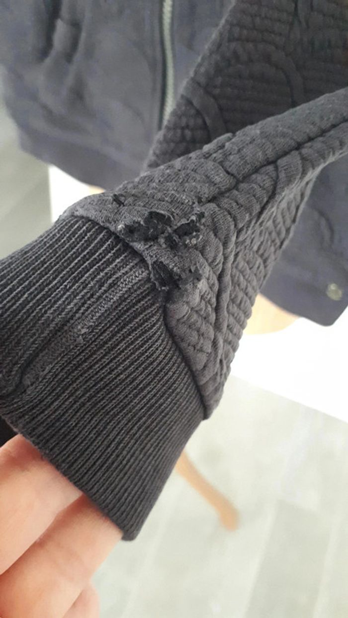 10 € Gilet zippé Ikks bleu marine 8 ans - photo numéro 3