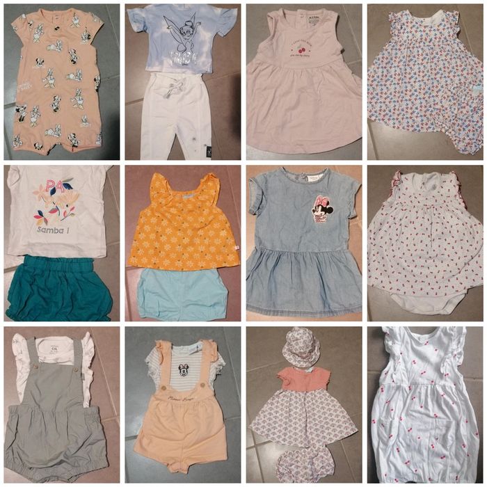 Robes , vêtements bébé fille