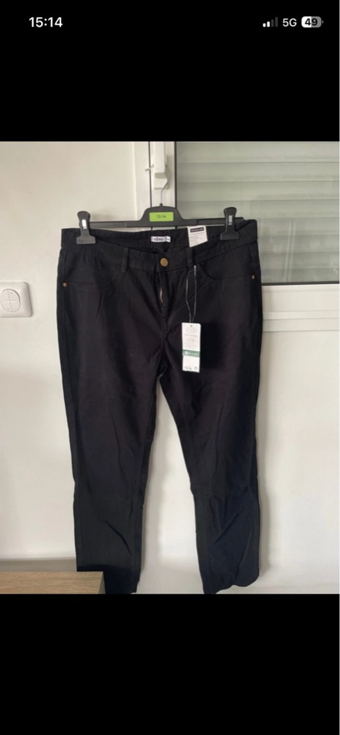 Pantalon regular noir - photo numéro 4