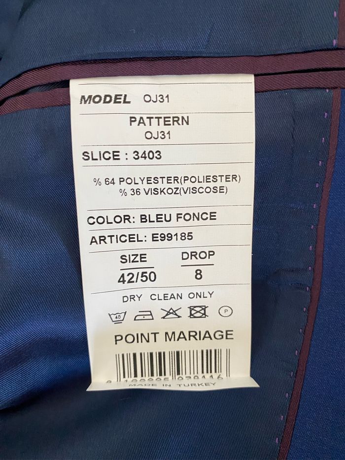 Costume Mariage ou cérémonie homme 42/50 - photo numéro 5