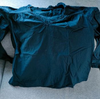 Haut femme léger bleu kiabi M manches longues