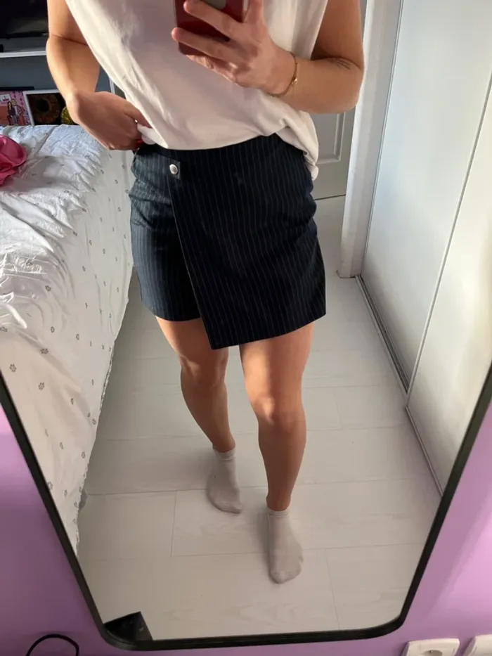 Jupe short rayé - photo numéro 2