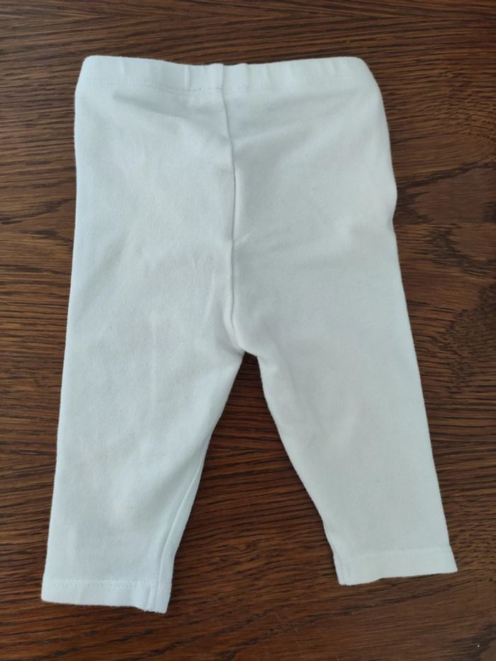 Legging blanc 3 mois - photo numéro 2