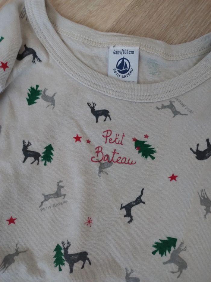 Maillot de corps thème Noël Petit bateau - photo numéro 2