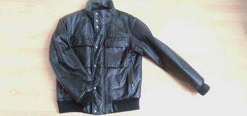 Blouson cuir homme Geox respira