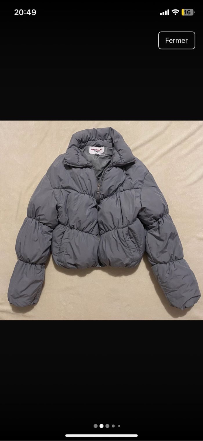 Doudoune grise avec poches - Don't Call Me Jennyfer