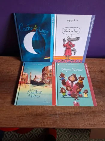Lot de 4 livres Les mercredis à lire