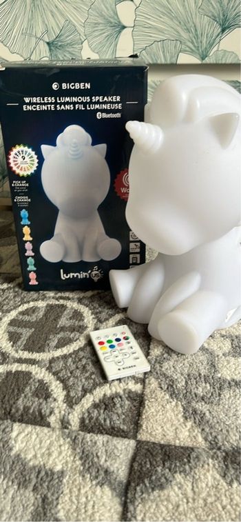 Enceinte sans fil lumineuse