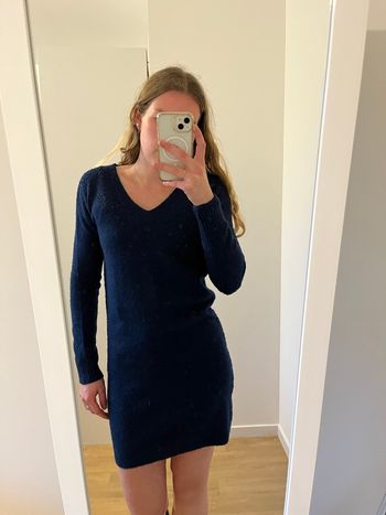 Robe pull bleu 