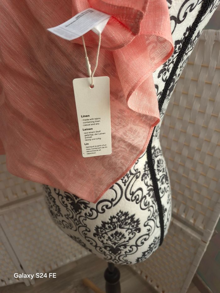 💕joli Écharpe Snood Esprit - Lin & Ecovero - Neuf avec étiquette femme 🌸 - photo numéro 6
